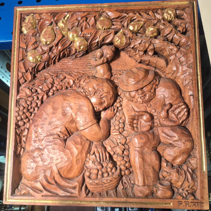 RELIEVE EN MADERA PERE PUNTÍ I TERRA