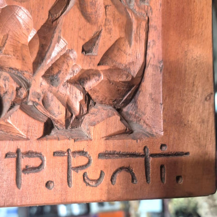 RELIEVE EN MADERA PERE PUNTÍ I TERRA