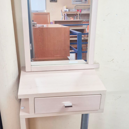 RECIBIDOR DE MADERA CON ESPEJO