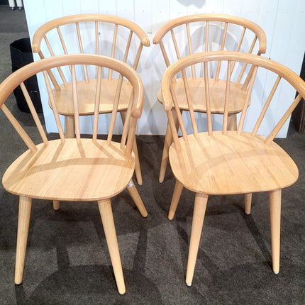 JUEGO DE 4 SILLAS DE MADERA TRISE