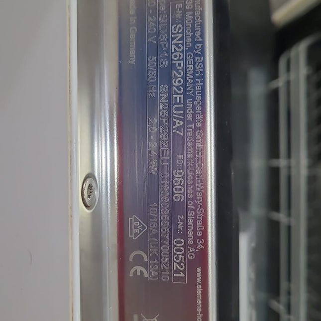 LAVAVAJILLAS SIEMENS BLANCO