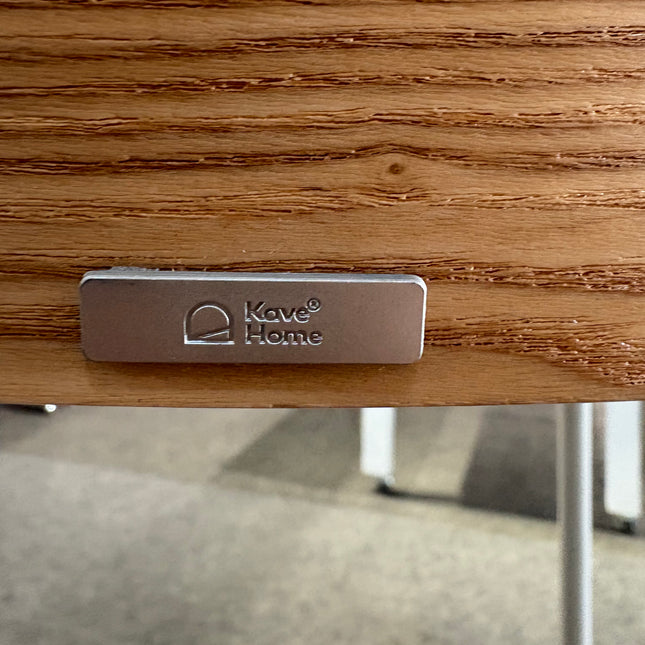 TABURETE EAMY DE PIEL SINTÉTICA BEIGE