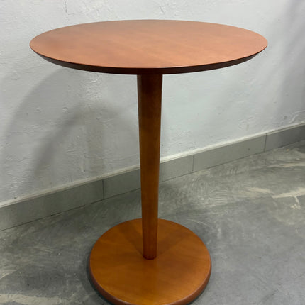 MESA AUXILIAR CIRCULAR DE MADERA