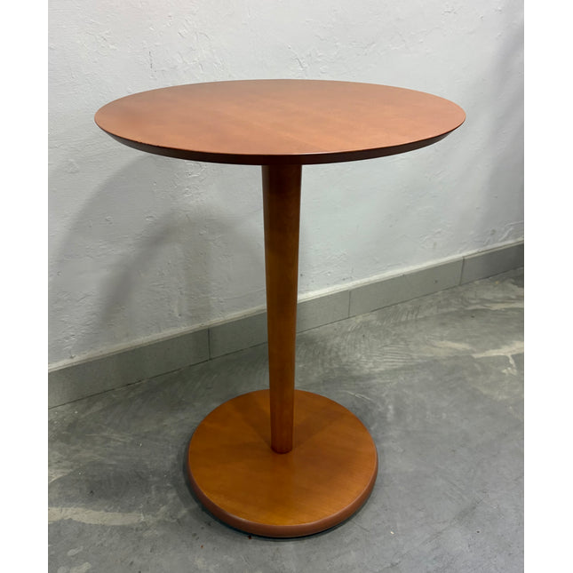 MESA AUXILIAR CIRCULAR DE MADERA