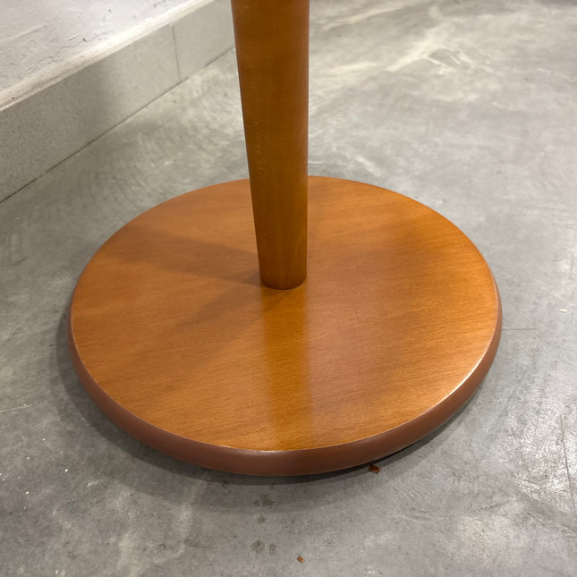 MESA AUXILIAR CIRCULAR DE MADERA