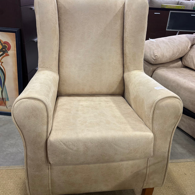 BUTACA BEIGE POLIPIEL