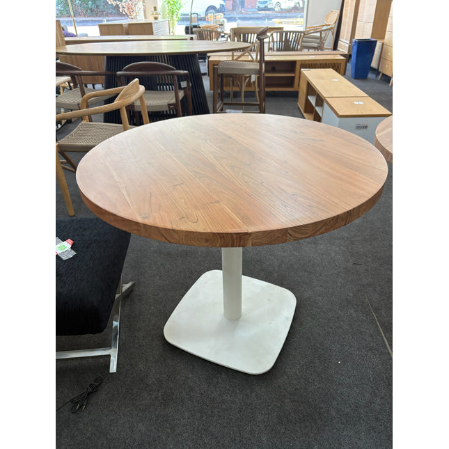 MESA CIRCULAR NAHLA MADERA MACIZA
