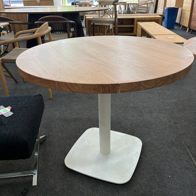 MESA CIRCULAR NAHLA MADERA MACIZA
