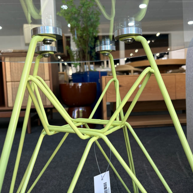 MESA REDONDA DE VIDRIO TEMPLADO