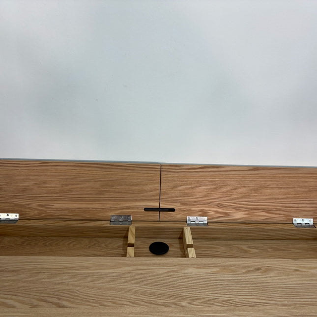 MESA JULIA CHAPA Y MADERA MACIZA DE FRESNO