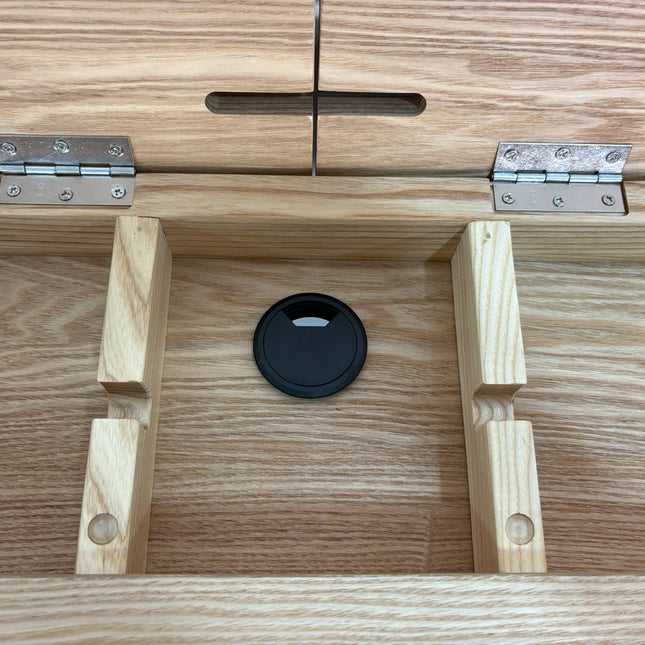 MESA JULIA CHAPA Y MADERA MACIZA DE FRESNO