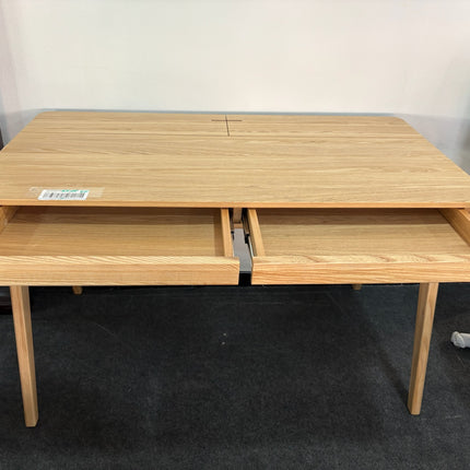 MESA JULIA CHAPA Y MADERA MACIZA DE FRESNO