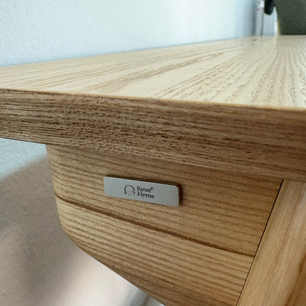 MESA JULIA CHAPA Y MADERA MACIZA DE FRESNO