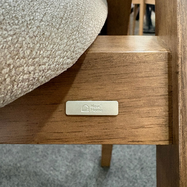 SILLA GODIA DE CHAPA DE FRESNO CON ACABADO WENGUÉ