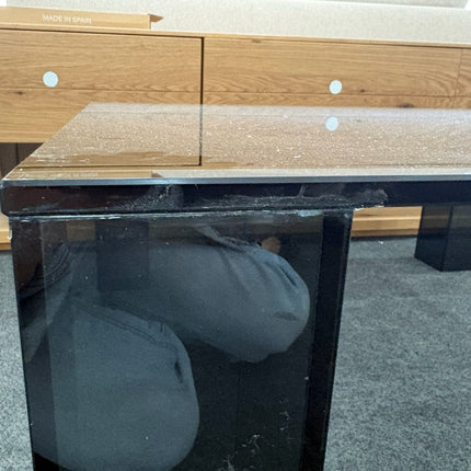 MESA AUXILIAR DE VIDRIO ADULARIA