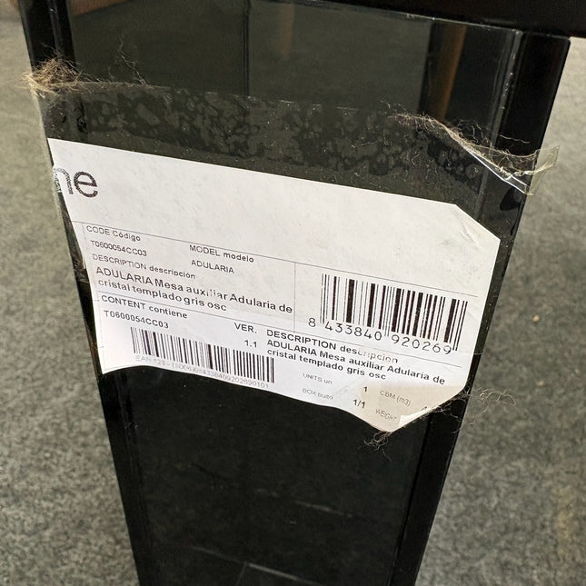 MESA AUXILIAR DE VIDRIO ADULARIA