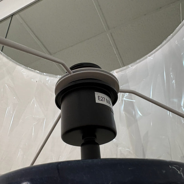 LÁMPARA AZUL DE MESA TONERIC