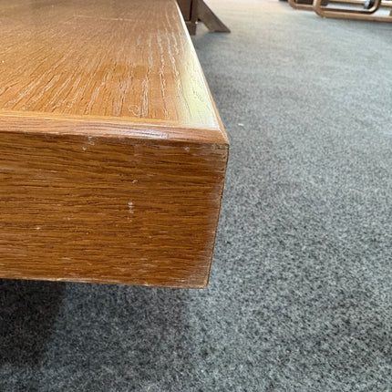 MESA DE CENTRO MADERA Y VIDRIO