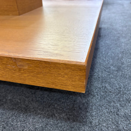 MESA DE CENTRO MADERA Y VIDRIO