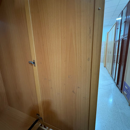ARMARIO DOS PUERTAS DE CHAPA DE MADERA