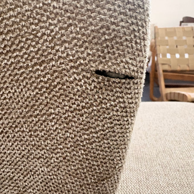 SILLA CISELIA DE CHENILLA MARRÓN CLARO