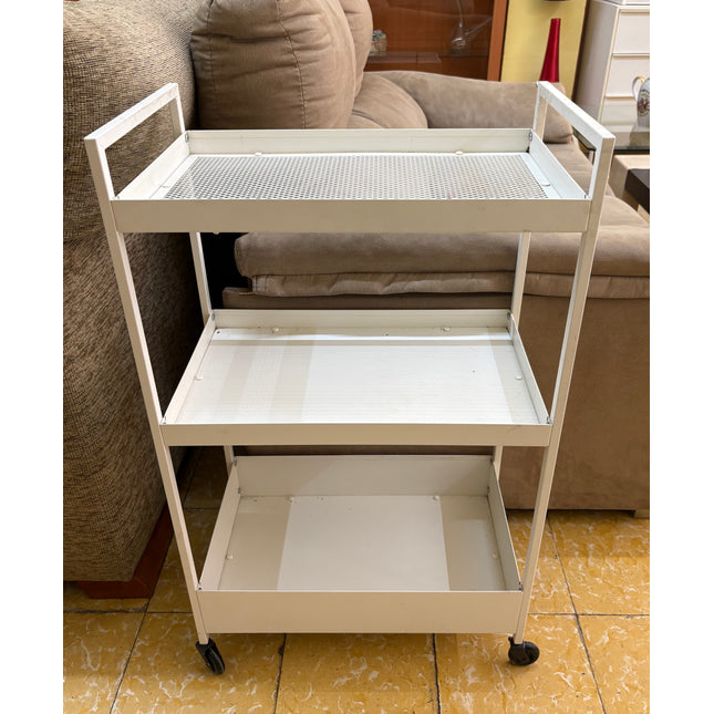 MESITA AUXILIAR BLANCA CON RUEDAS