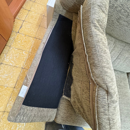 SOFÁ BIPLAZA GRIS TELA
