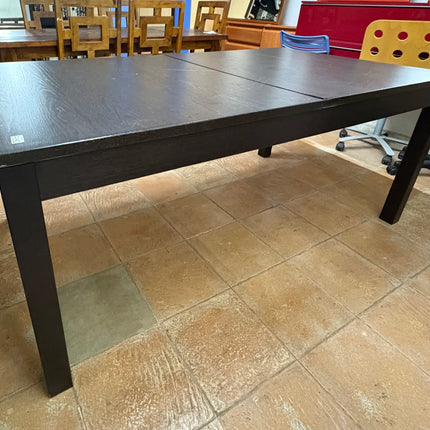 MESA EXTENSIBLE DE MADERA OSCURA