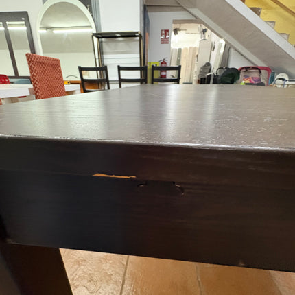 MESA EXTENSIBLE DE MADERA OSCURA