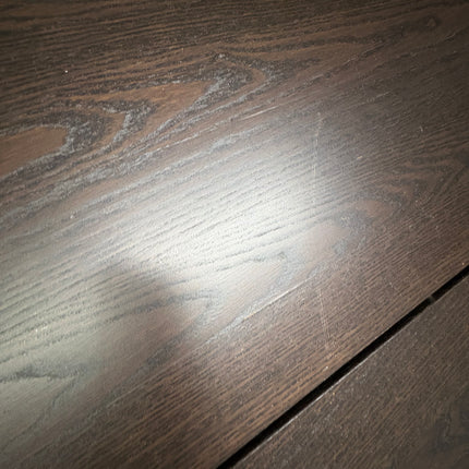 MESA EXTENSIBLE DE MADERA OSCURA