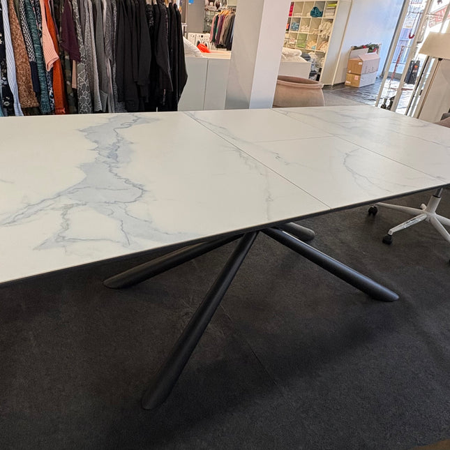 MESA EXTENSIBLE THEONE PORCELÁNICO BLANCO