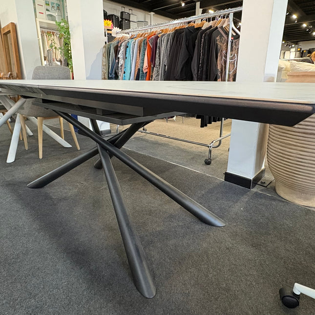 MESA EXTENSIBLE THEONE PORCELÁNICO BLANCO