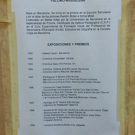 PINTURA DE PALOMO MIGUELENA: TERRATS