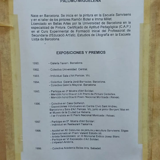 PINTURA DE PALOMO MIGUELENA: TERRATS