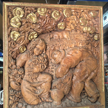 RELIEVE EN MADERA PERE PUNTÍ I TERRA