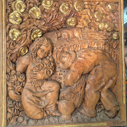 RELIEVE EN MADERA PERE PUNTÍ I TERRA