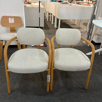 2 SILLAS "MELQUI" BEIGE