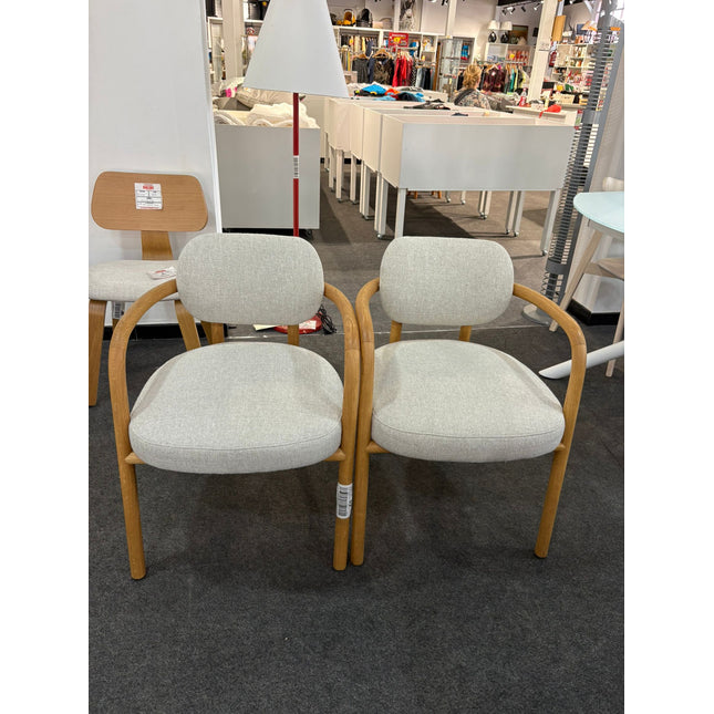 2 SILLAS "MELQUI" BEIGE