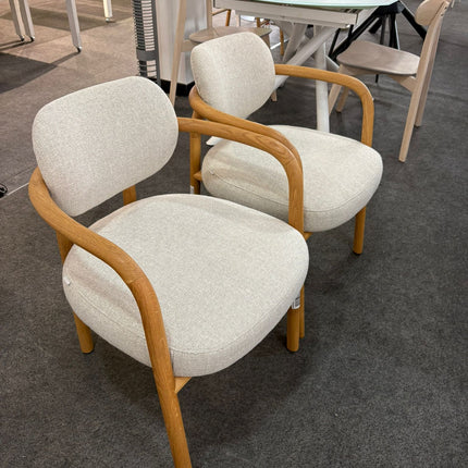 2 SILLAS "MELQUI" BEIGE