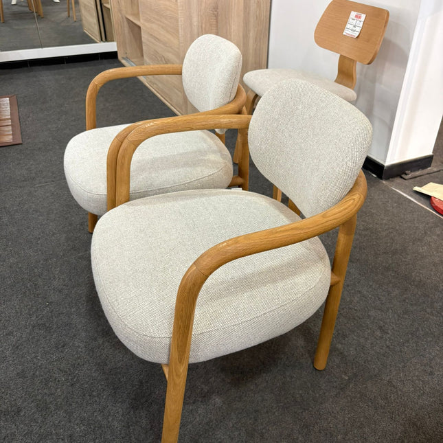 2 SILLAS "MELQUI" BEIGE