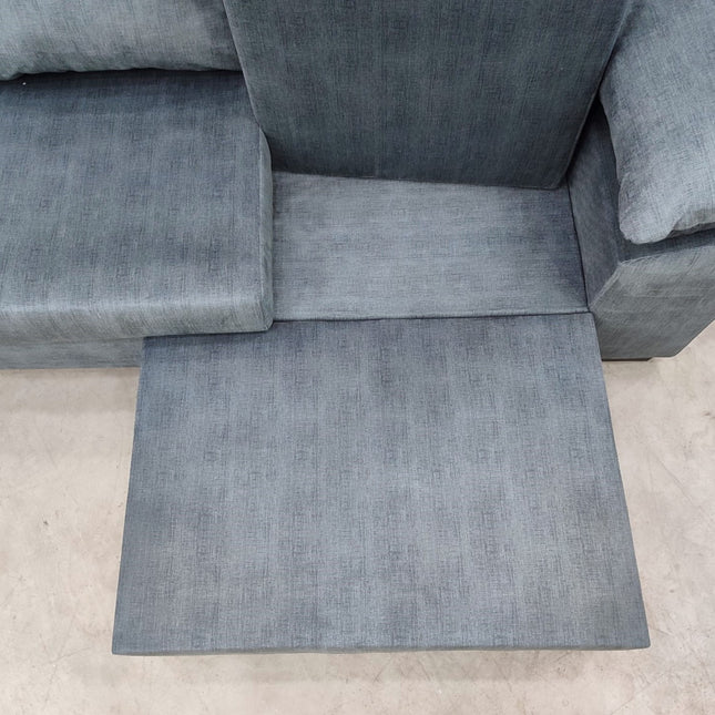 SOFÁ CHAISE LONGUE NUEVO GRIS