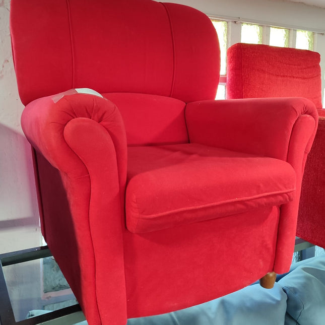 SILLÓN  INDIVIDUAL ROJO