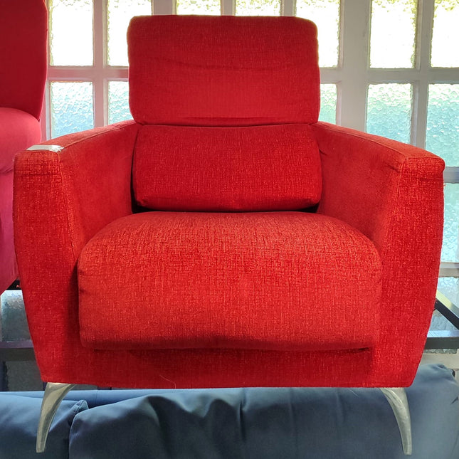 SILLÓN MODERNO ROJO