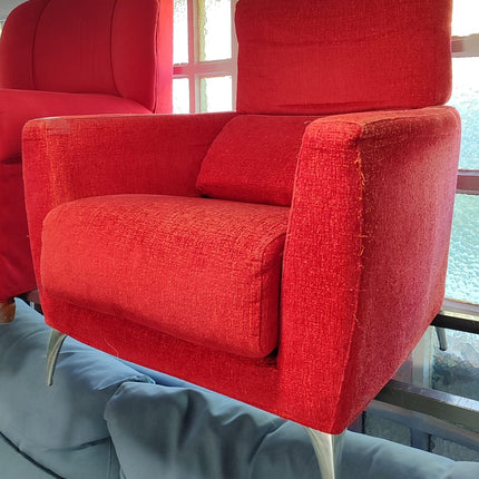 SILLÓN MODERNO ROJO