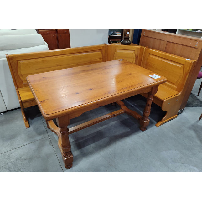 MESA CON BANCO ESQUINERO