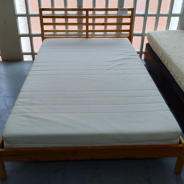 CAMA DOBLE "TARVA" CON COLCHÓN