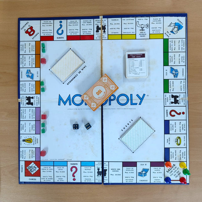 MONOPOLY EDICIÓN BARCELONA AÑOS 60