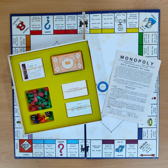 MONOPOLY EDICIÓN BARCELONA AÑOS 60