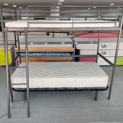 CAMA ALTA "SVÄRTA" + SOMIER