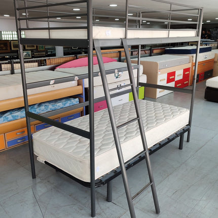 CAMA ALTA "SVÄRTA" + SOMIER